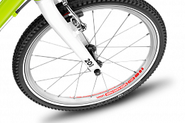 Детский велосипед Woom original 4 G lizard lime 20”