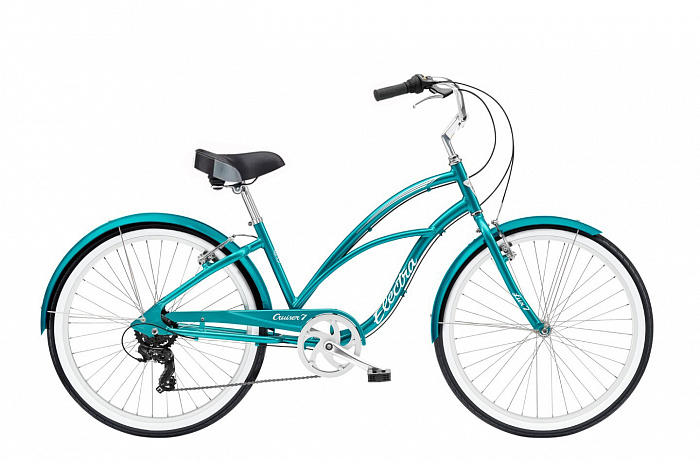 Велосипед Electra Cruiser Lux 7D Step Thru Green Metallic (Garage Vintage)