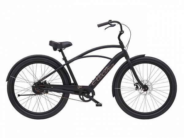 Электровелосипед Electra Cruiser GO! Step Over Matte Black Sand
