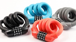 Велосипедный замок Ulac 1970 Memory Cable Lock Combo Orange