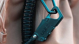 Велосипедный замок Ulac Valkyrie Carabiner Cable Lock Silver