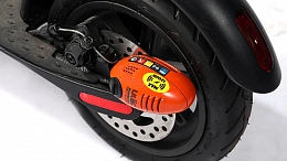 Велосипедный замок Ulac Air Alarm Disc Lock Orange