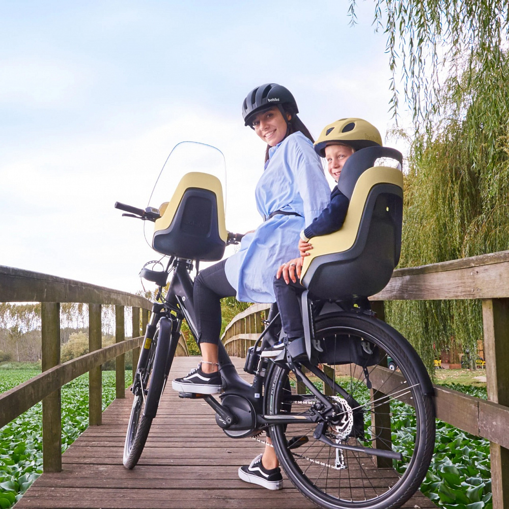Детское кресло на раму Bobike GO Maxi Lemon Sorbet