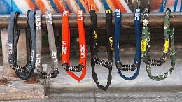 Велосипедный замок Ulac 52nd Street Steel Chain Lock Combo Grey