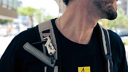 Велосипедный замок Ulac Valkyrie Carabiner Cable Lock Silver