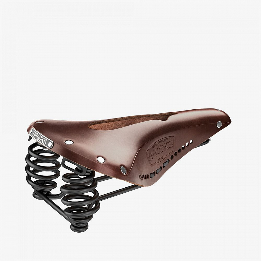 Седло для велосипеда Brooks Flyer Carved Leather Saddle Brown